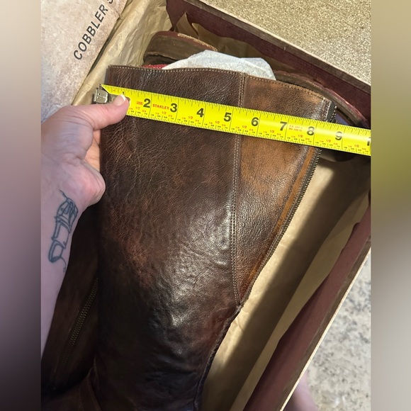 Bed Stu Glaye WIDE CALF Teak Rustic Size 9 - Picture 10 of 12